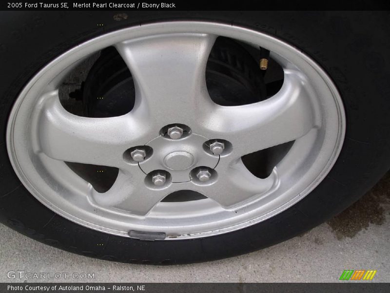Merlot Pearl Clearcoat / Ebony Black 2005 Ford Taurus SE