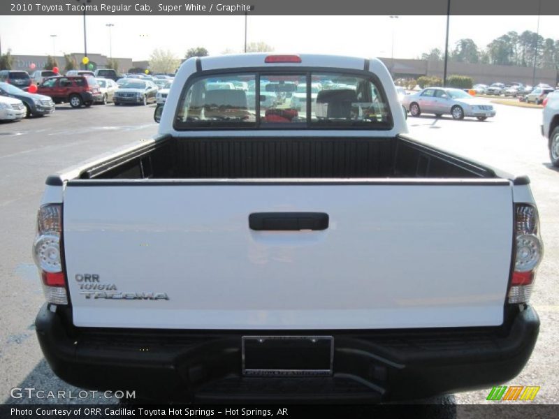 Super White / Graphite 2010 Toyota Tacoma Regular Cab