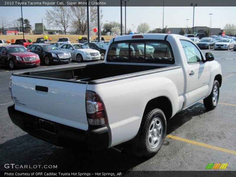 Super White / Graphite 2010 Toyota Tacoma Regular Cab