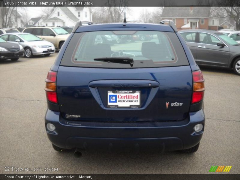 Neptune Blue / Graphite Black 2006 Pontiac Vibe