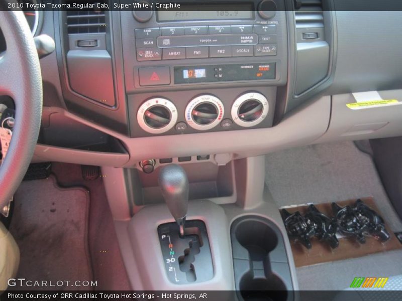 Super White / Graphite 2010 Toyota Tacoma Regular Cab