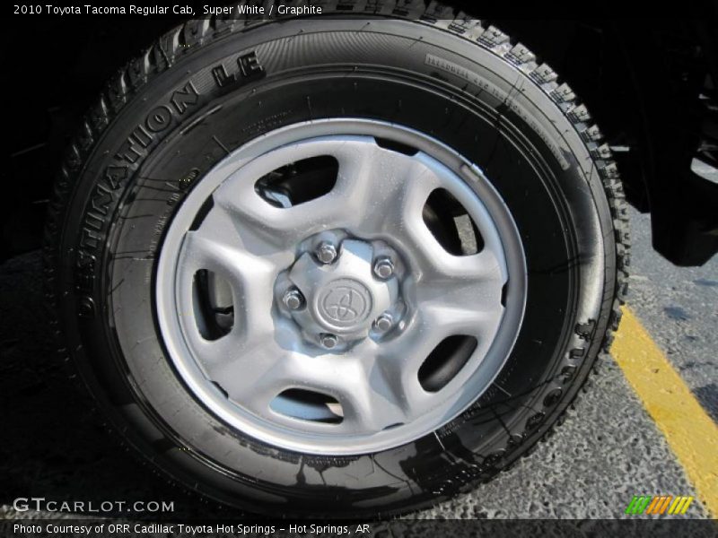 Super White / Graphite 2010 Toyota Tacoma Regular Cab