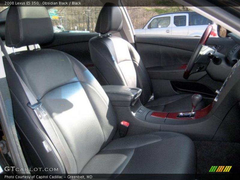 Obsidian Black / Black 2008 Lexus ES 350