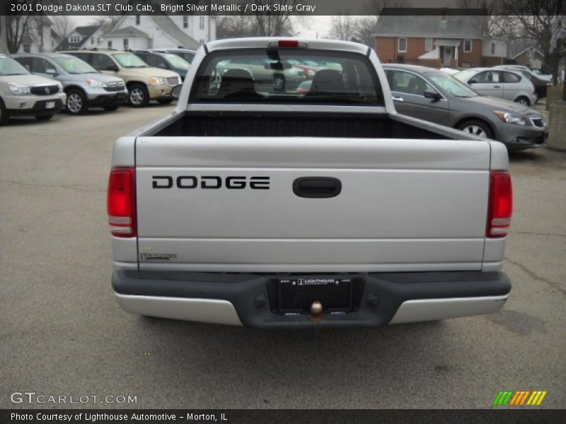 Bright Silver Metallic / Dark Slate Gray 2001 Dodge Dakota SLT Club Cab