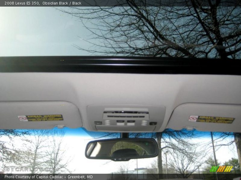Obsidian Black / Black 2008 Lexus ES 350