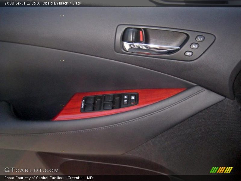 Obsidian Black / Black 2008 Lexus ES 350