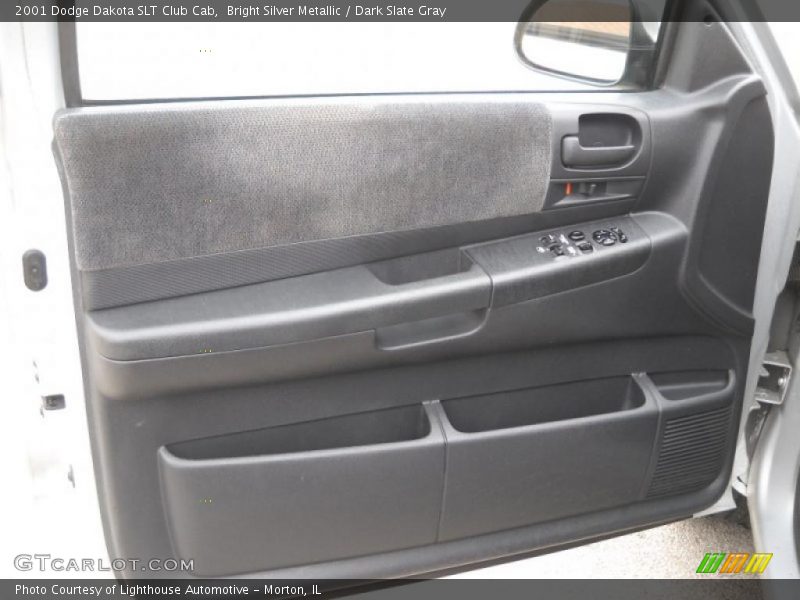 Bright Silver Metallic / Dark Slate Gray 2001 Dodge Dakota SLT Club Cab