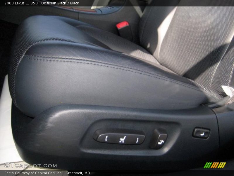 Obsidian Black / Black 2008 Lexus ES 350