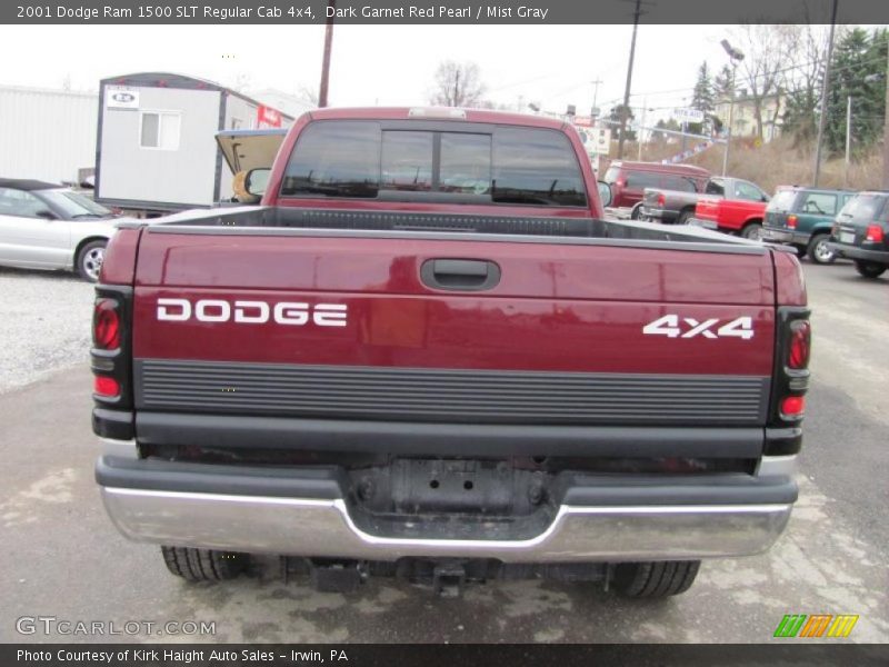 Dark Garnet Red Pearl / Mist Gray 2001 Dodge Ram 1500 SLT Regular Cab 4x4