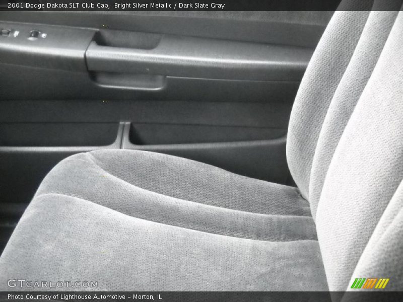 Bright Silver Metallic / Dark Slate Gray 2001 Dodge Dakota SLT Club Cab
