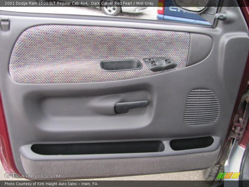 Dark Garnet Red Pearl / Mist Gray 2001 Dodge Ram 1500 SLT Regular Cab 4x4