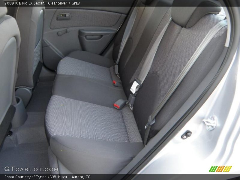 Clear Silver / Gray 2009 Kia Rio LX Sedan