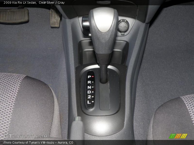 Clear Silver / Gray 2009 Kia Rio LX Sedan