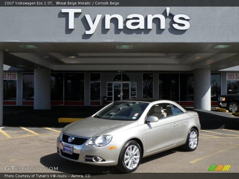 Wheat Beige Metallic / Cornsilk Beige 2007 Volkswagen Eos 2.0T
