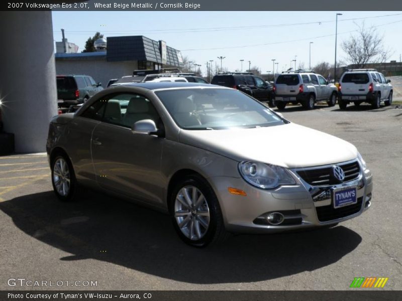 Wheat Beige Metallic / Cornsilk Beige 2007 Volkswagen Eos 2.0T