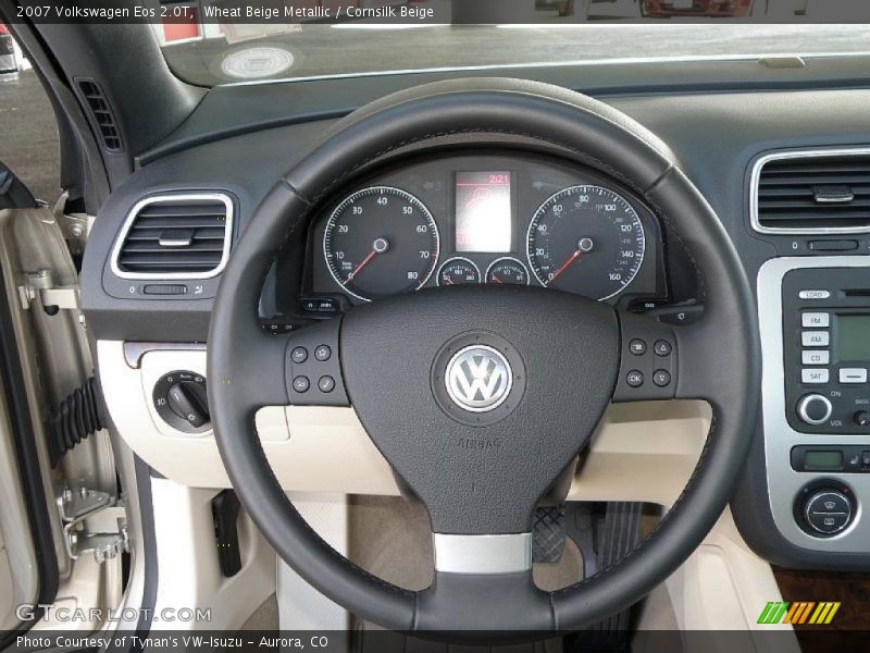 Wheat Beige Metallic / Cornsilk Beige 2007 Volkswagen Eos 2.0T