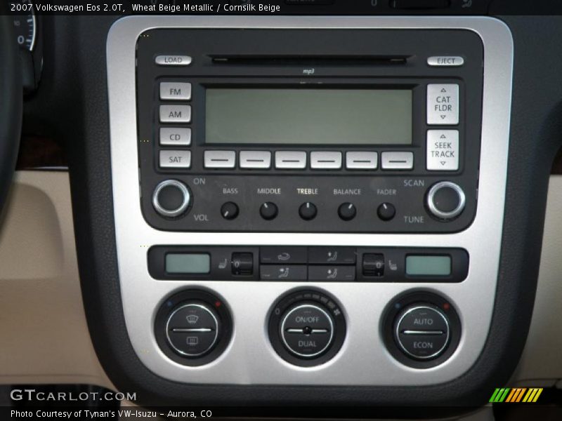 Wheat Beige Metallic / Cornsilk Beige 2007 Volkswagen Eos 2.0T