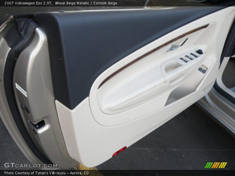 Wheat Beige Metallic / Cornsilk Beige 2007 Volkswagen Eos 2.0T