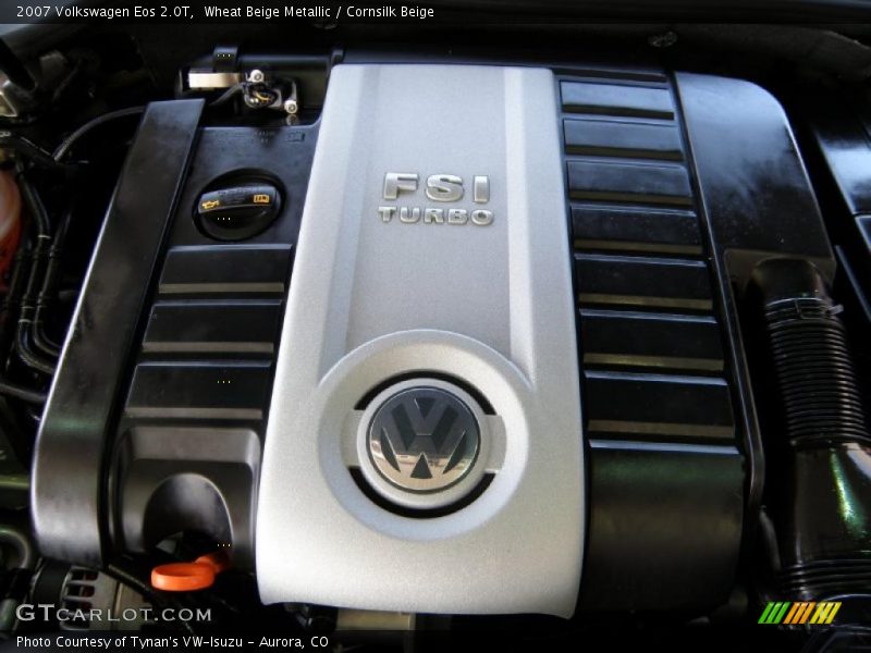 Wheat Beige Metallic / Cornsilk Beige 2007 Volkswagen Eos 2.0T