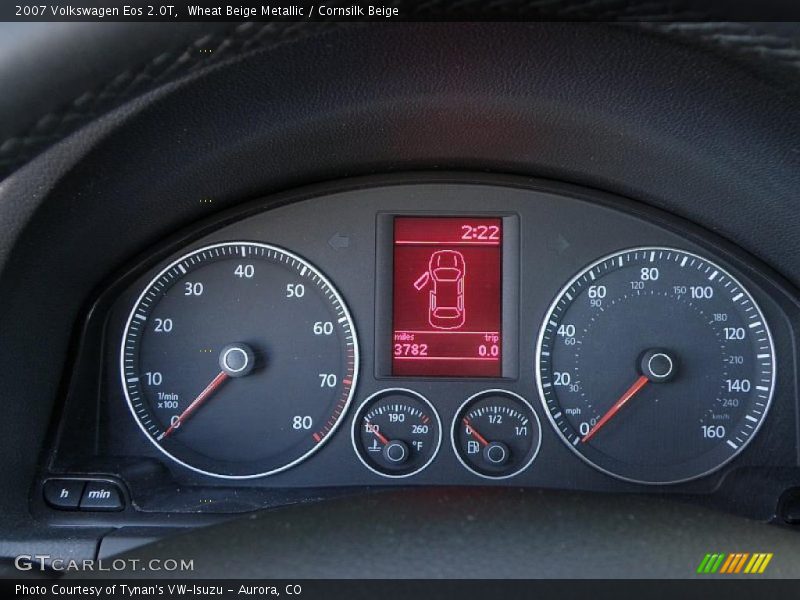 Wheat Beige Metallic / Cornsilk Beige 2007 Volkswagen Eos 2.0T