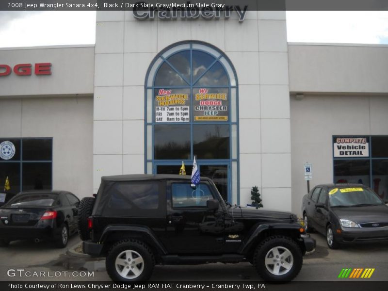 Black / Dark Slate Gray/Medium Slate Gray 2008 Jeep Wrangler Sahara 4x4