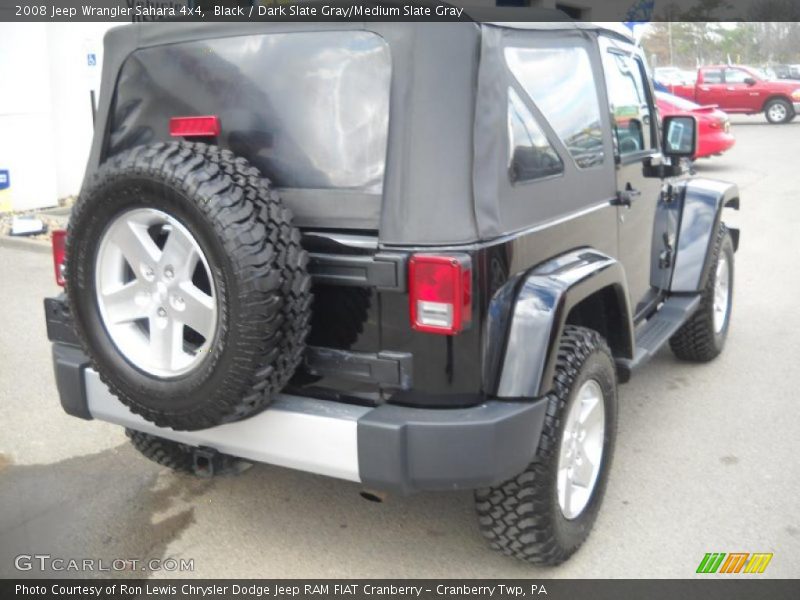 Black / Dark Slate Gray/Medium Slate Gray 2008 Jeep Wrangler Sahara 4x4