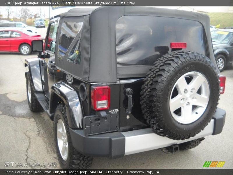 Black / Dark Slate Gray/Medium Slate Gray 2008 Jeep Wrangler Sahara 4x4