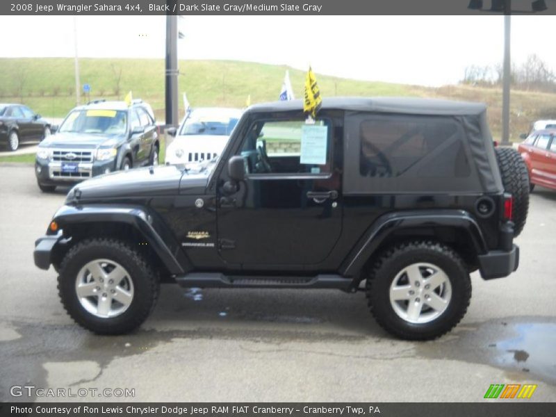 Black / Dark Slate Gray/Medium Slate Gray 2008 Jeep Wrangler Sahara 4x4
