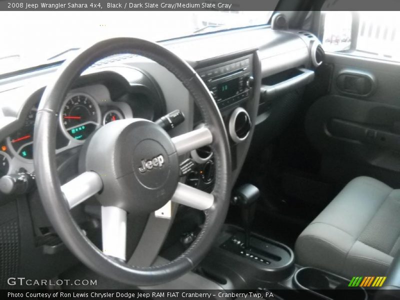 Black / Dark Slate Gray/Medium Slate Gray 2008 Jeep Wrangler Sahara 4x4