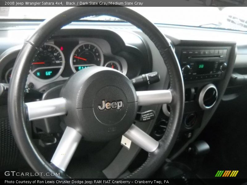 Black / Dark Slate Gray/Medium Slate Gray 2008 Jeep Wrangler Sahara 4x4