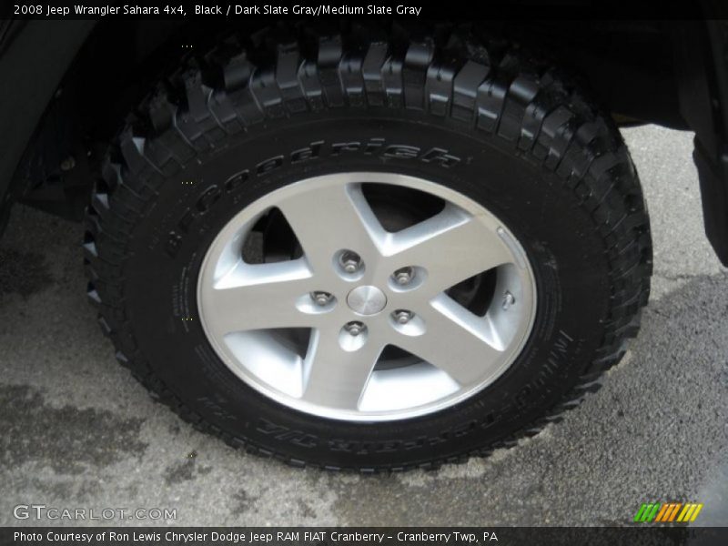 Black / Dark Slate Gray/Medium Slate Gray 2008 Jeep Wrangler Sahara 4x4