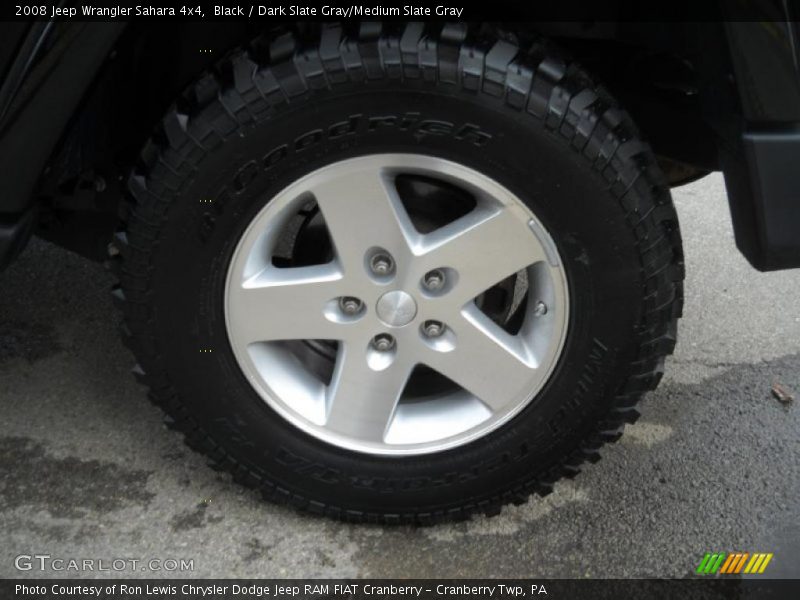 Black / Dark Slate Gray/Medium Slate Gray 2008 Jeep Wrangler Sahara 4x4