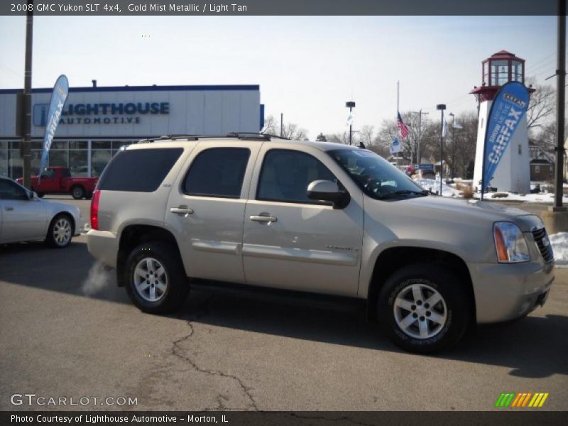 Gold Mist Metallic / Light Tan 2008 GMC Yukon SLT 4x4