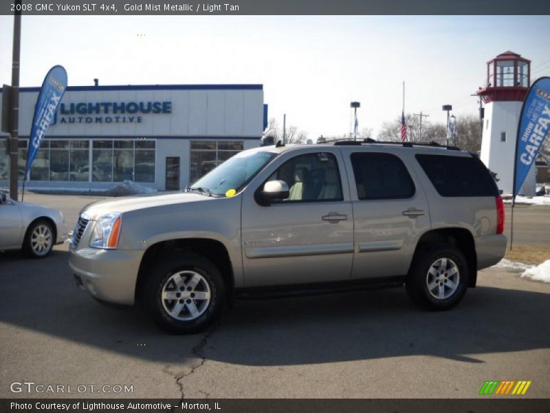 Gold Mist Metallic / Light Tan 2008 GMC Yukon SLT 4x4