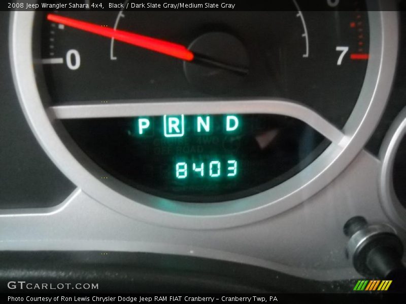Black / Dark Slate Gray/Medium Slate Gray 2008 Jeep Wrangler Sahara 4x4