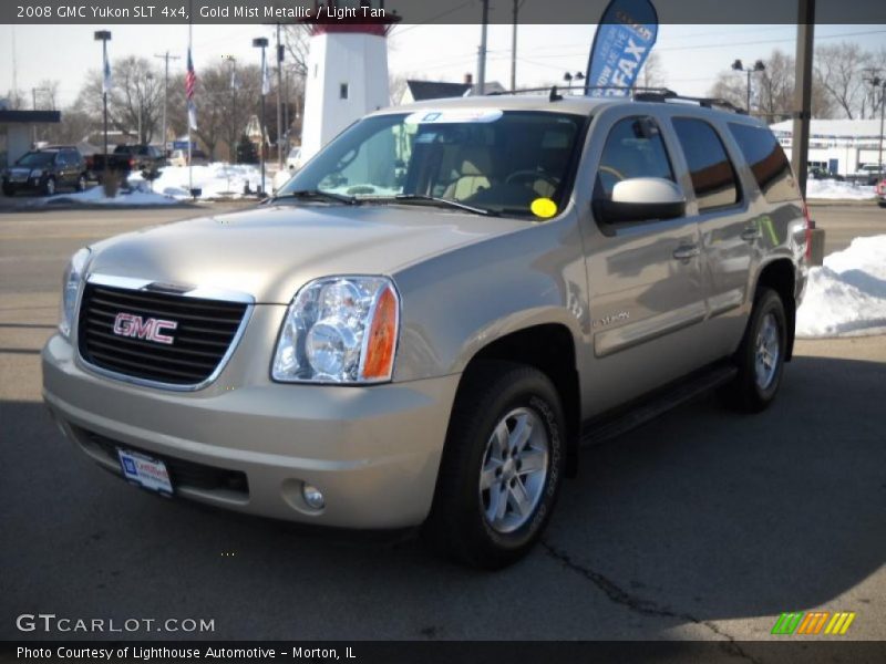 Gold Mist Metallic / Light Tan 2008 GMC Yukon SLT 4x4