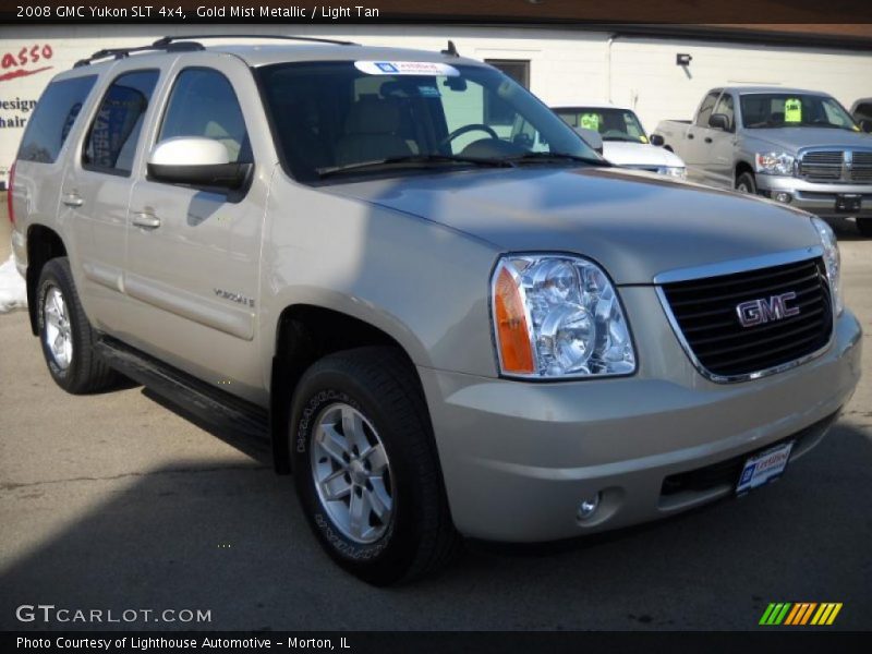 Gold Mist Metallic / Light Tan 2008 GMC Yukon SLT 4x4
