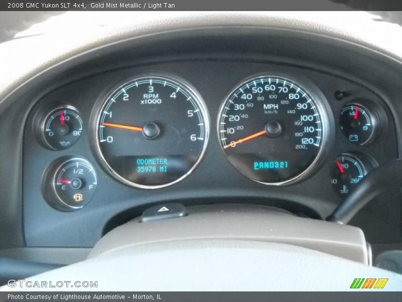 Gold Mist Metallic / Light Tan 2008 GMC Yukon SLT 4x4