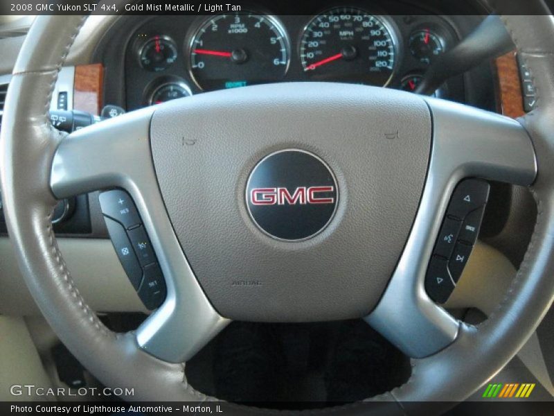 Gold Mist Metallic / Light Tan 2008 GMC Yukon SLT 4x4