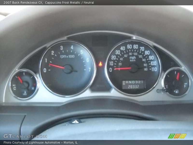 Cappuccino Frost Metallic / Neutral 2007 Buick Rendezvous CX