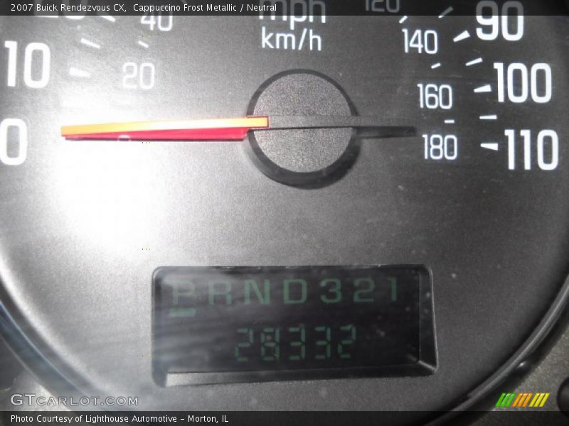 Cappuccino Frost Metallic / Neutral 2007 Buick Rendezvous CX