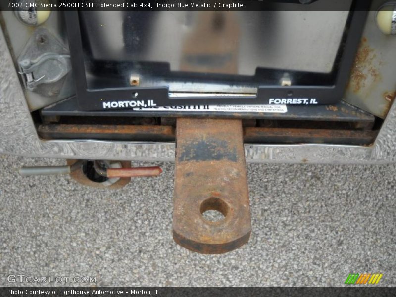 Indigo Blue Metallic / Graphite 2002 GMC Sierra 2500HD SLE Extended Cab 4x4