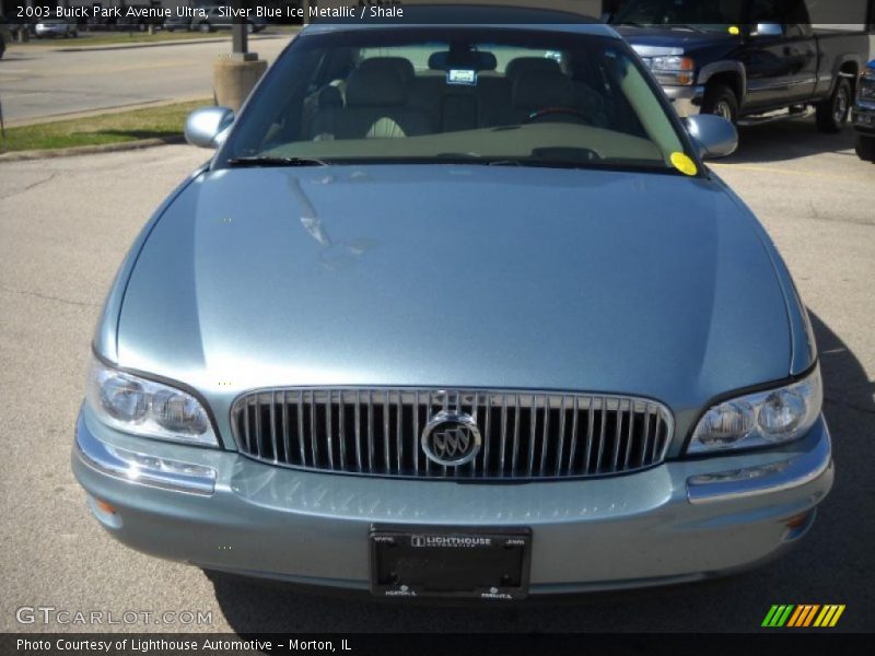 Silver Blue Ice Metallic / Shale 2003 Buick Park Avenue Ultra