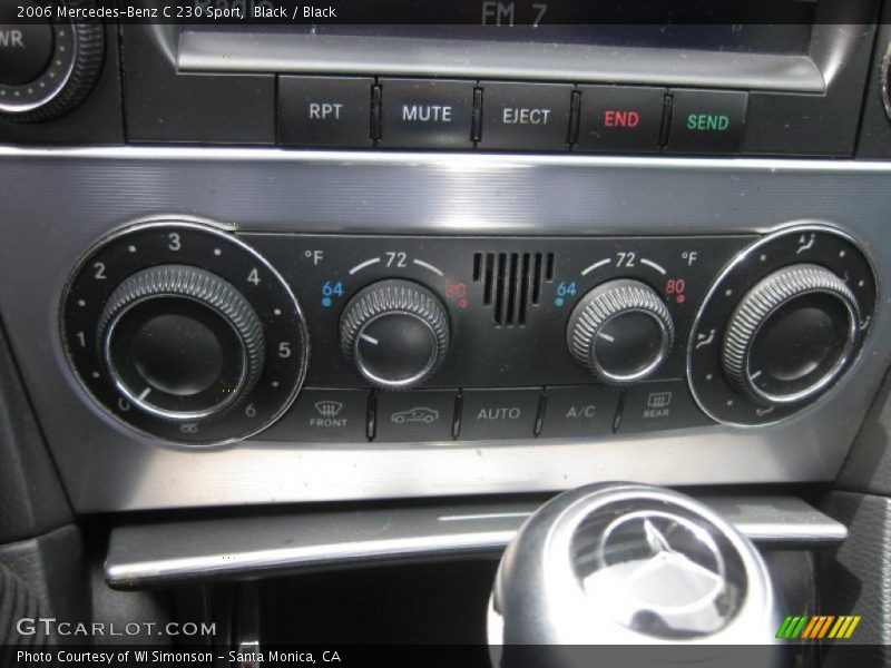 Black / Black 2006 Mercedes-Benz C 230 Sport