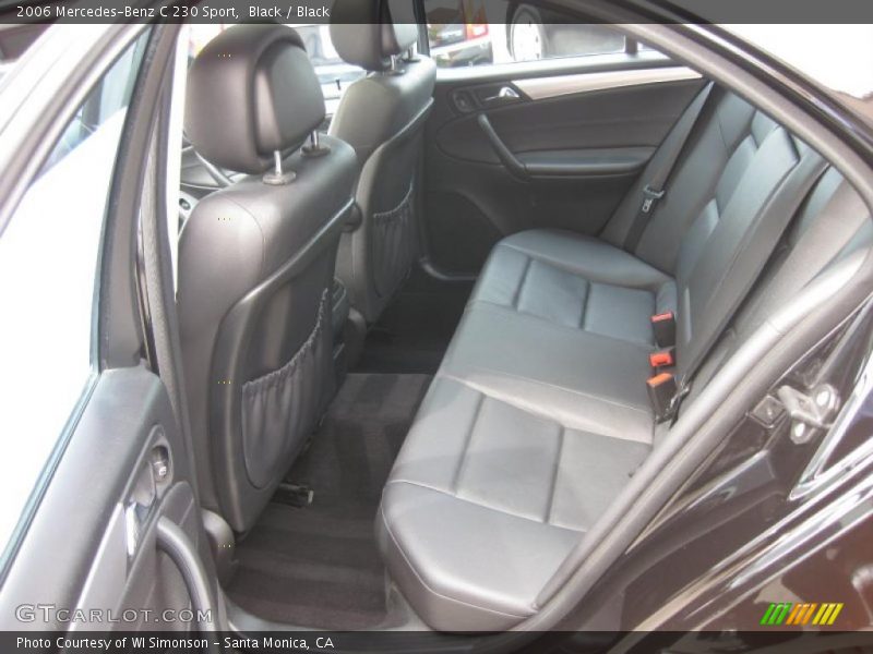 Black / Black 2006 Mercedes-Benz C 230 Sport