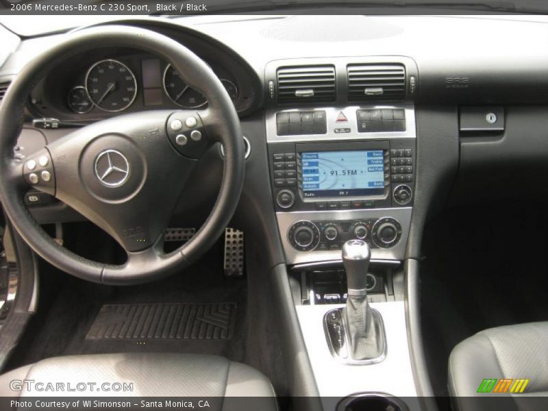 Black / Black 2006 Mercedes-Benz C 230 Sport