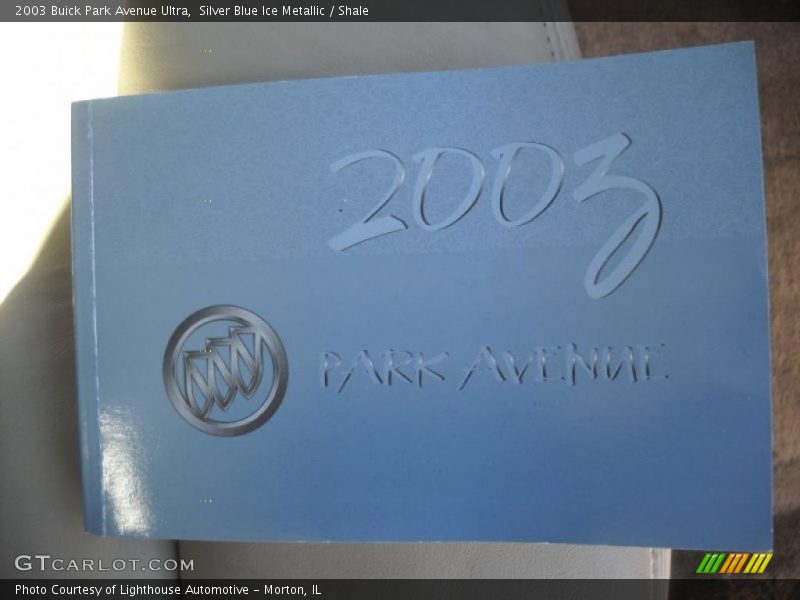 Silver Blue Ice Metallic / Shale 2003 Buick Park Avenue Ultra