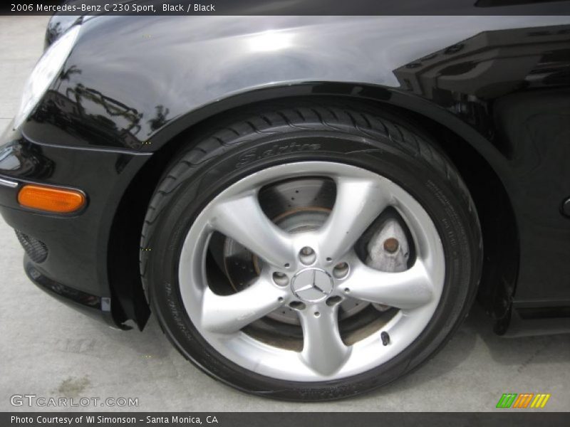 Black / Black 2006 Mercedes-Benz C 230 Sport