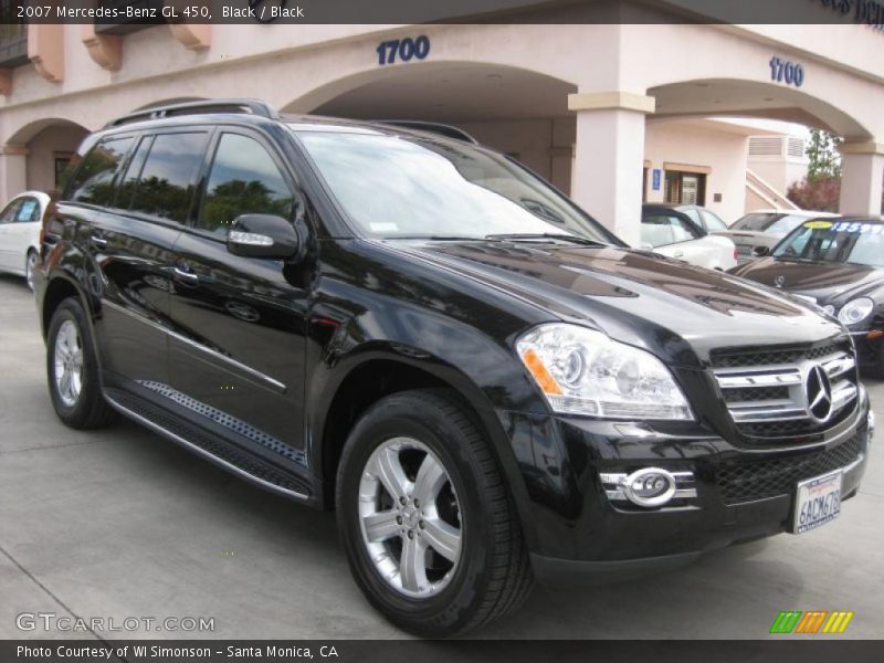 Black / Black 2007 Mercedes-Benz GL 450