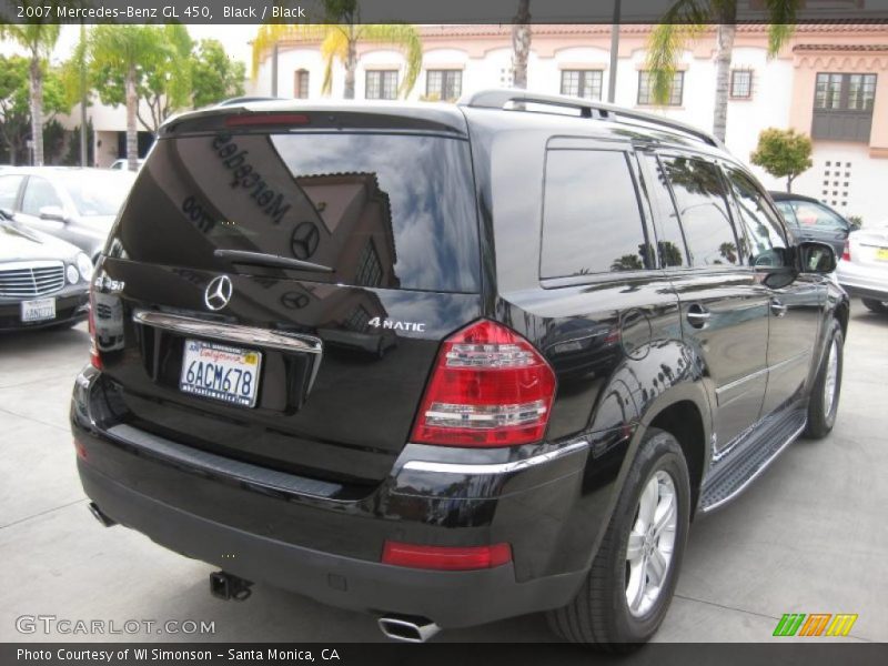 Black / Black 2007 Mercedes-Benz GL 450